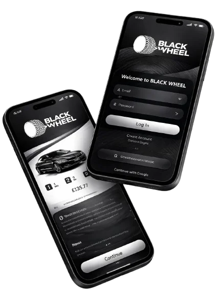Black Wheels mobile app
